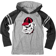 Wes and Willy Kids College Long Sleeve Striped Jersey Hooded T-Shirt