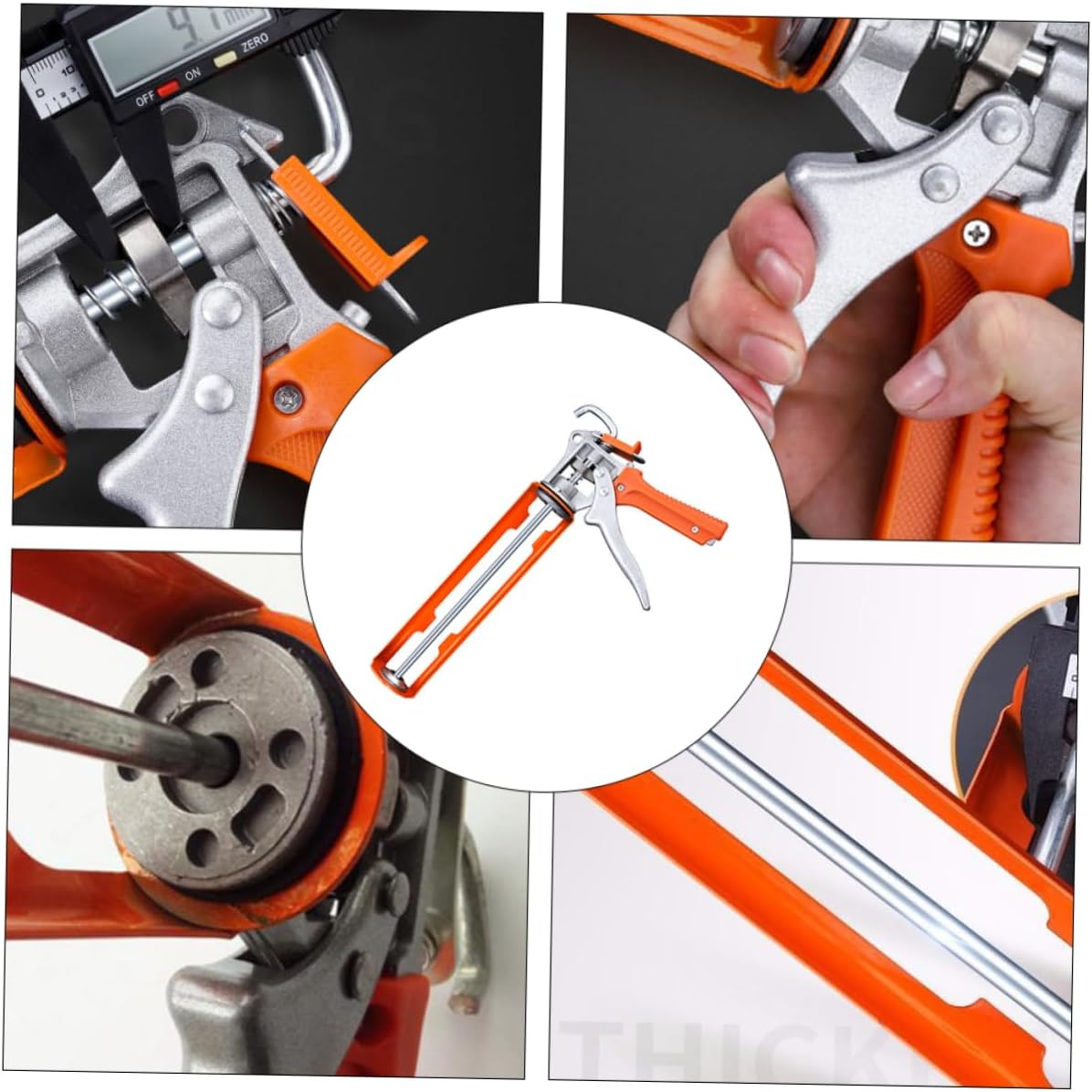 1pc Thickened Rotary Glue Dispenser Manual Dripless Caulk for Household Use Ergonomic Design for Comfort and Control for Projects and Repairs