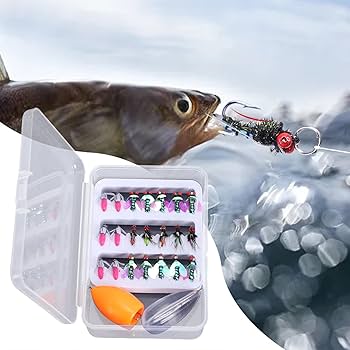 Amazon.co.jp: 釣り餌キット リアルなフライフィッシング餌 淡水