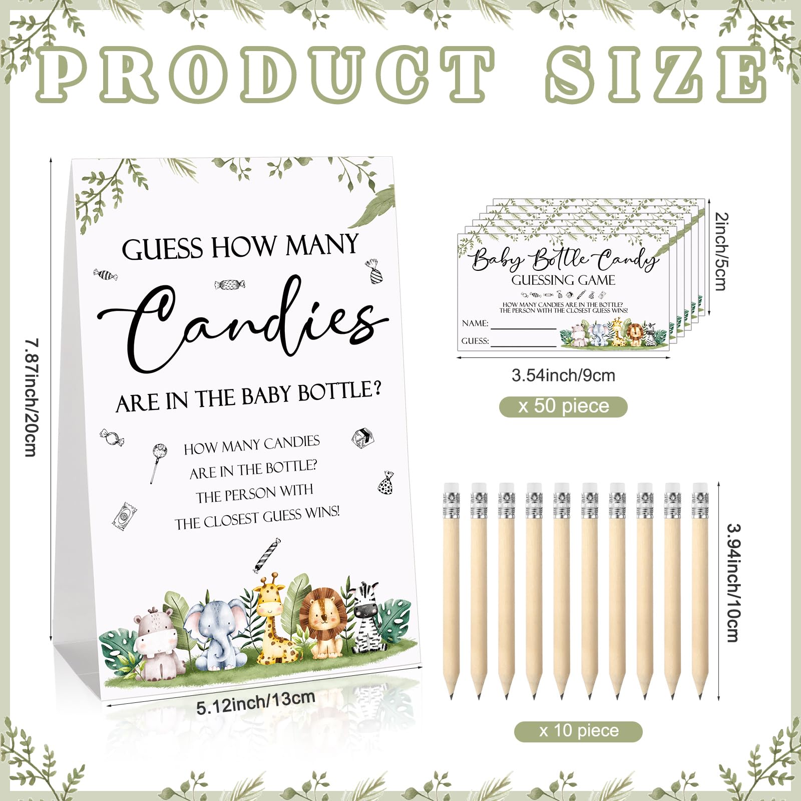 amazon-com-62-pcs-baby-shower-games-guess-how-many-candies-are-in-the-jar-game-sign-50-small-guessing-games-10-hb-pencils-and-1000-ml-milk-bottle-for-baby-shower-gender