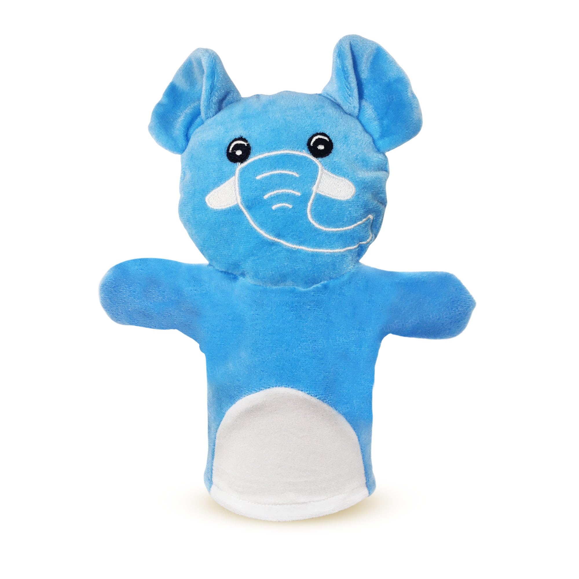 FunBlast Hand Puppets for Kids - Soft Puppets, Story Telling Puppet Toy, Plush Animals Puppet, Fun Play Learning Toys - Multicolor (Elephant)
