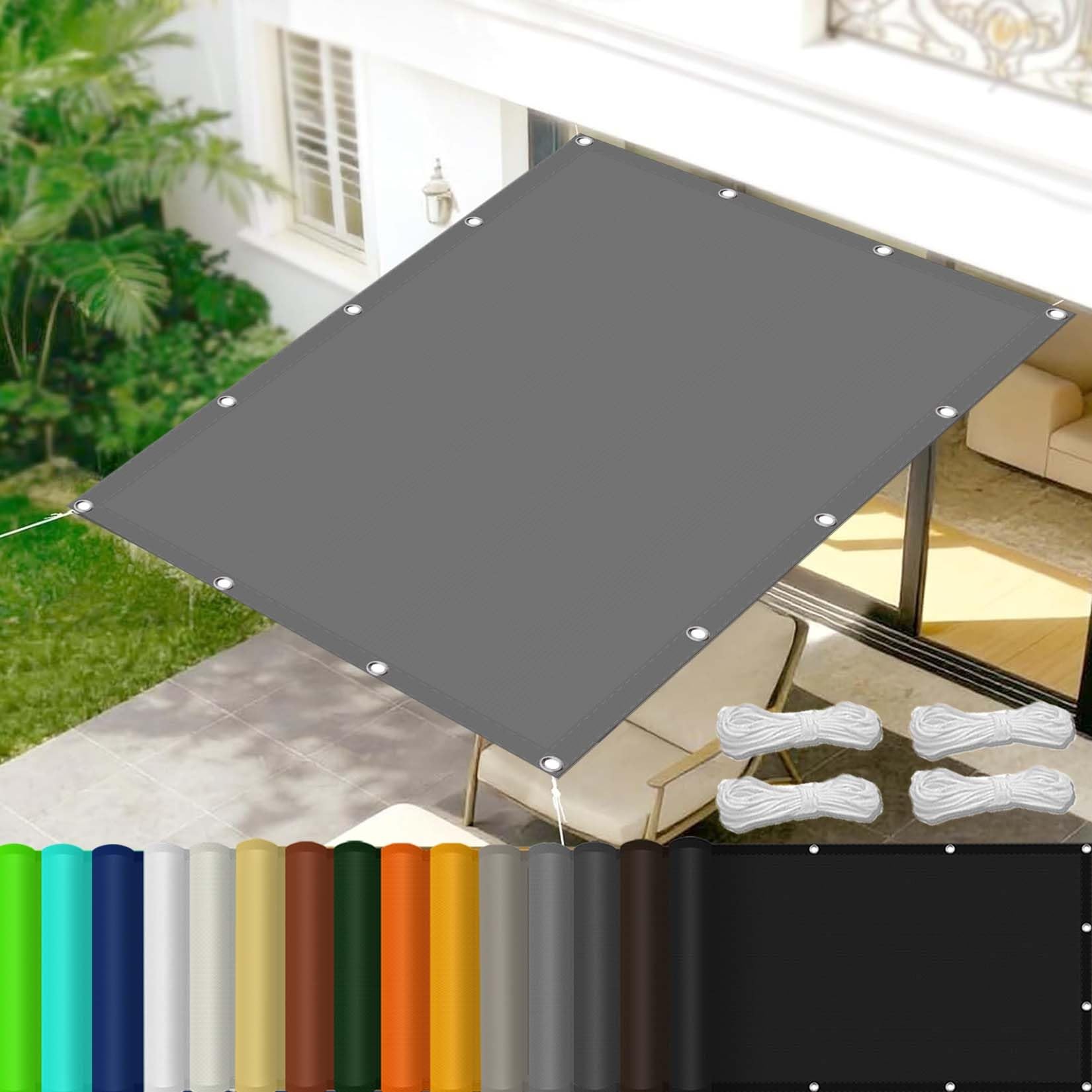 Voile d'ombrage imperméable et anti-UV pour protéger votre terrasse