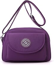 Women's Cross-body Bags Nylon Over Shoulder Messenger Bag Multi Pocket Small Crossbody Bag Handbag for Travel Shopping Hiking Daily Use