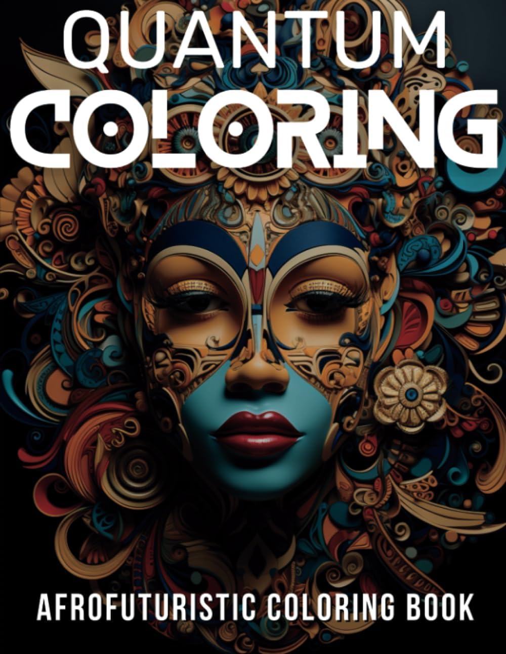 Quantum Coloring: Afrofuturistic Coloring Book