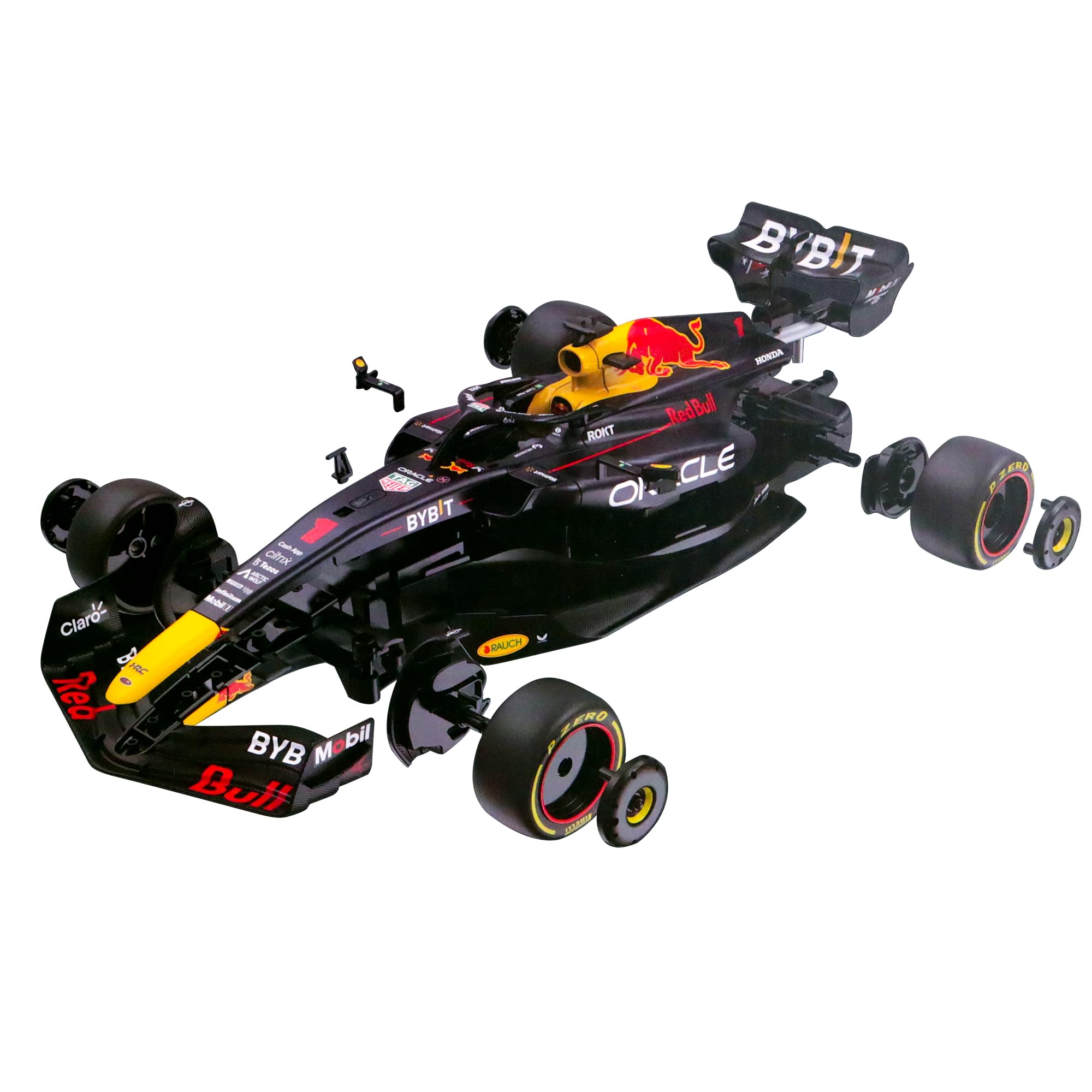 TURBO CHALLENGE - Oracle Red Bull RB19 - RC Prestige - 095627 - Samochód zdalnie sterowany - Niebieski - 1/16 - Zestaw Montażowy - Baterie nie dołączone - Plastik - Od 8 lat