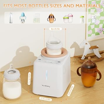 Waterless Baby Bottle Shaker and Warmer, Easy to Use & Clean