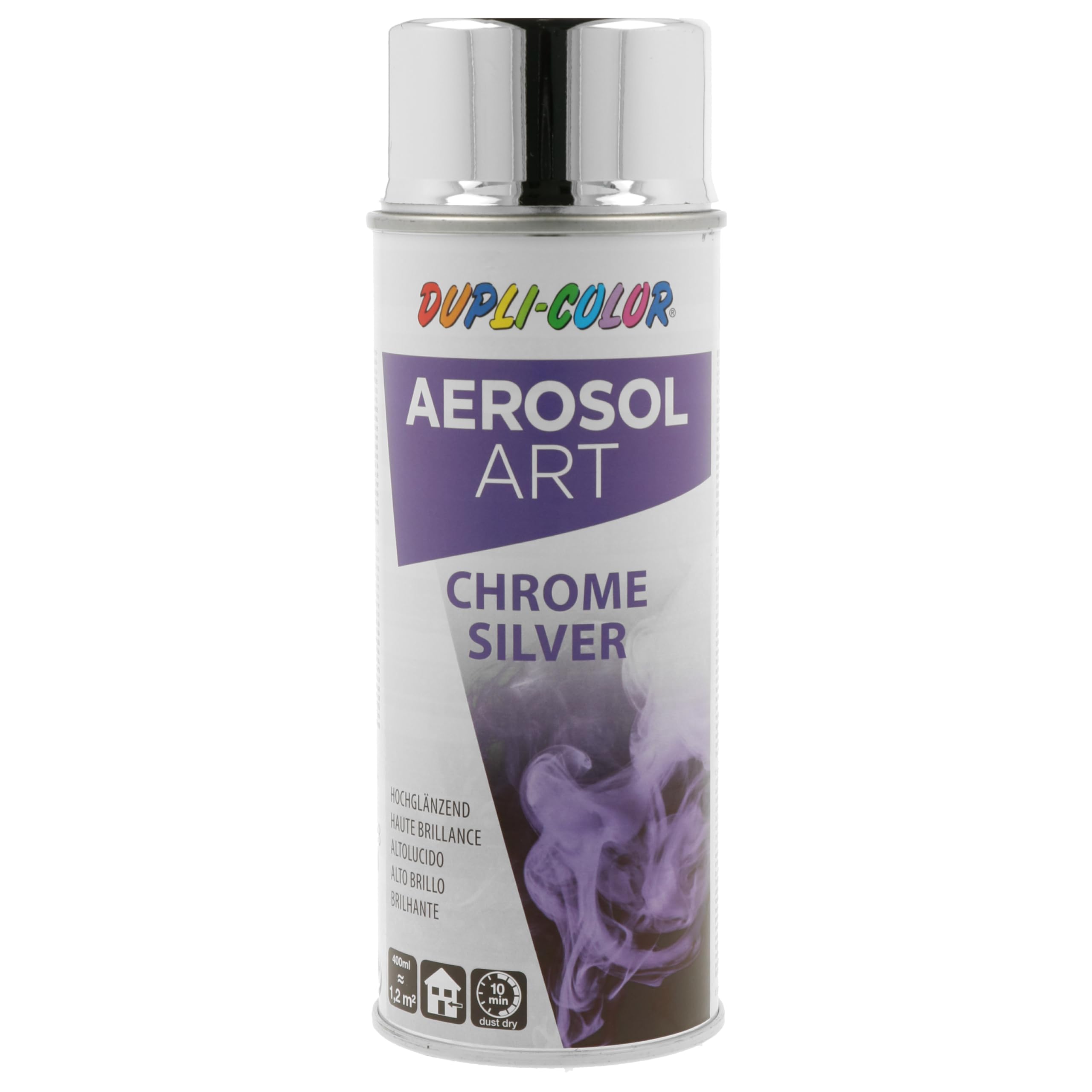 Duplicolor 722707 Spray Aérosol Art Effet, Chrome, 400 ML