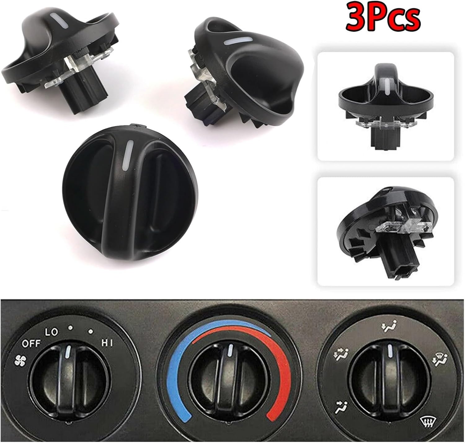 VEADONS Air Conditioner Knob | Compatible With Toyota Tundra 2000-2006