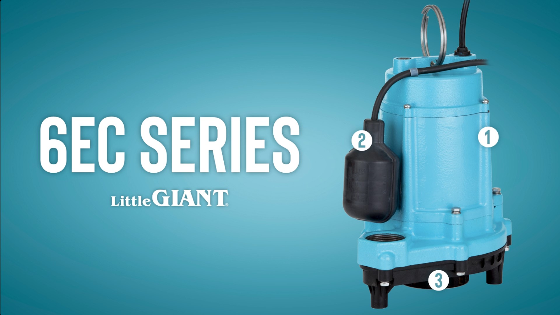 Little Giant 6EC-CIA-RF 1/3 HP, 115 Volt, 3180 GPH Automatic