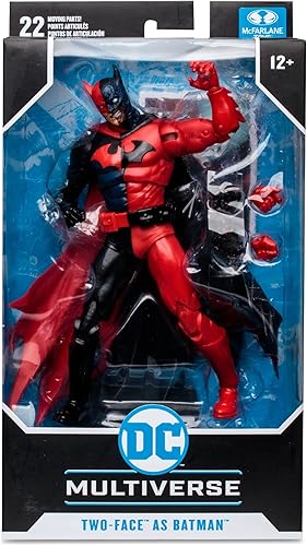 Miniatura 8 de DC Multiverse - Batman Reborn - Figura de acción de Batman de dos caras de 7 pulgadas