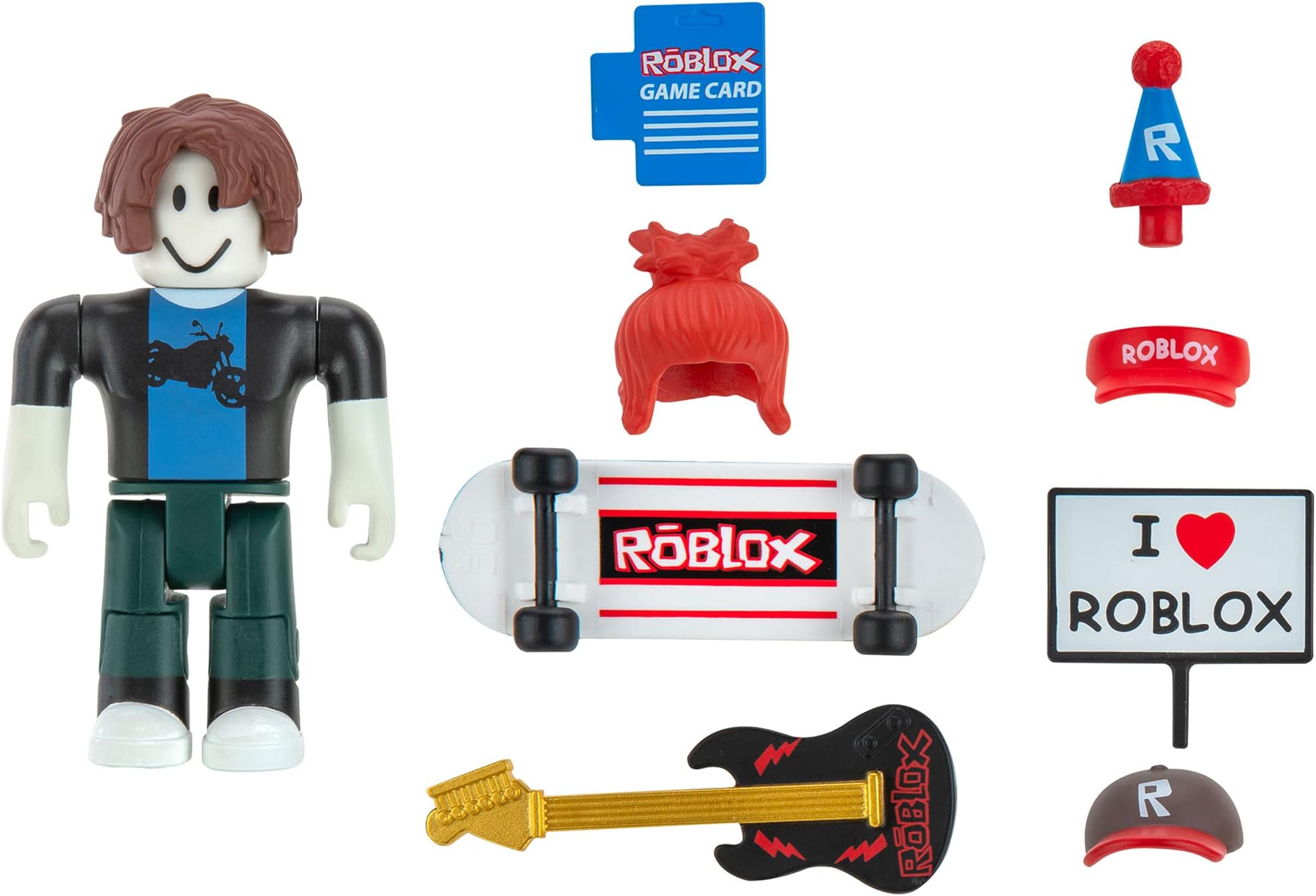 Roblox Avatar Shop Series Collection - Bacon Hair Branding Emergency Figure Pack [Includes Exclusive Virtual Item]