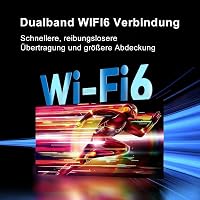 Eroshoo HY320 Hordozható Mini Projektor Android 11 - 1080P Felbontás, 12000 Lumen, 4K Támogatás, WIFI6, BT5.0, Automatikus Keystone, USB/Fir 5