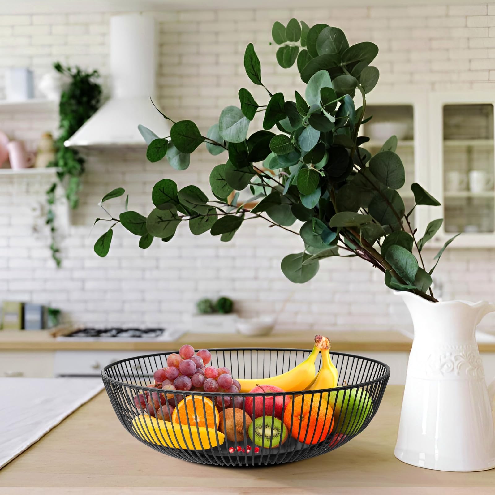 Porta Frutta Metallo Nero – Casa più Facile
