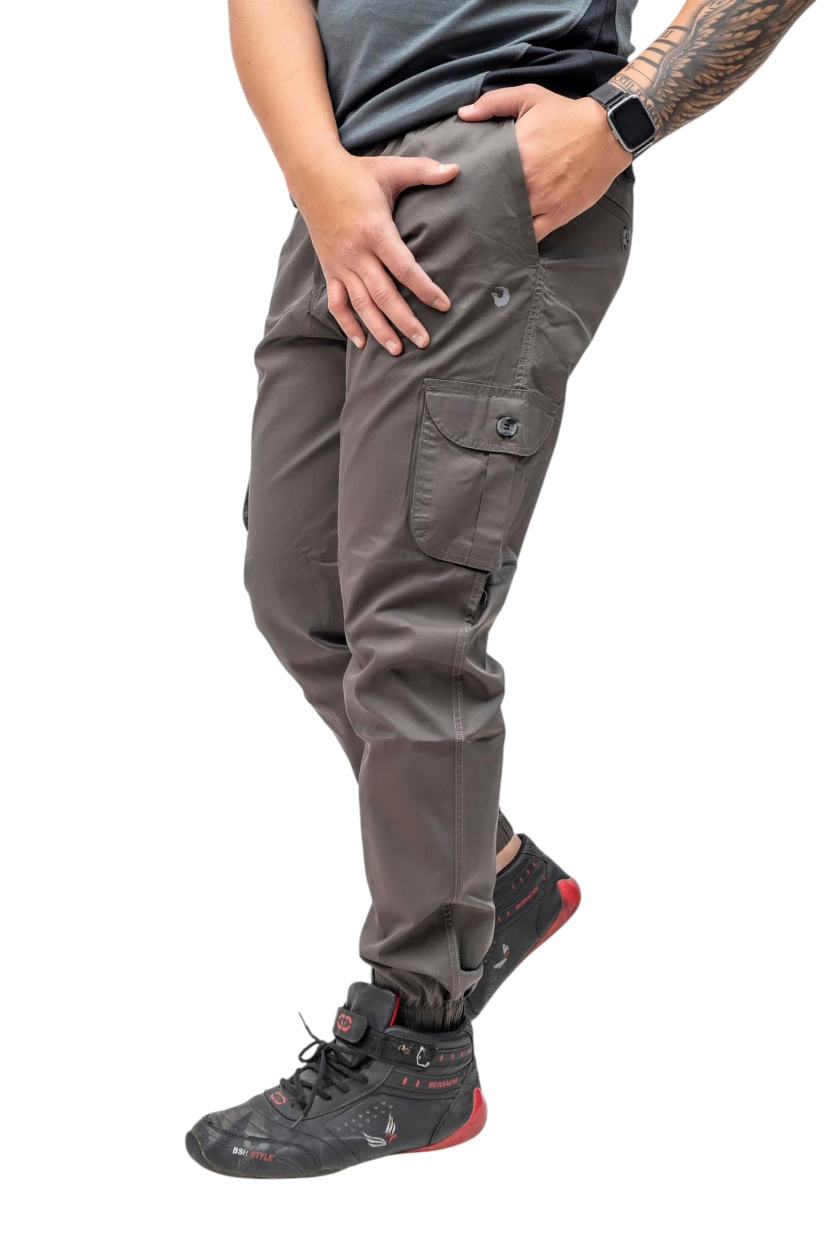 Track Pant for Men | Lower for Men | Cotton Cargo Pant | Cargo Jogger Stretchable Sports Gym Running Pants | Casual Loungewear Jogger Track Pant-image-21