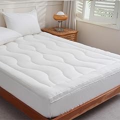 YOUR MOON 100 Organic Wool Mattress Topper Twin Size Thick Pillow Top Mattress Pad 800GSM Natural Wool Filling