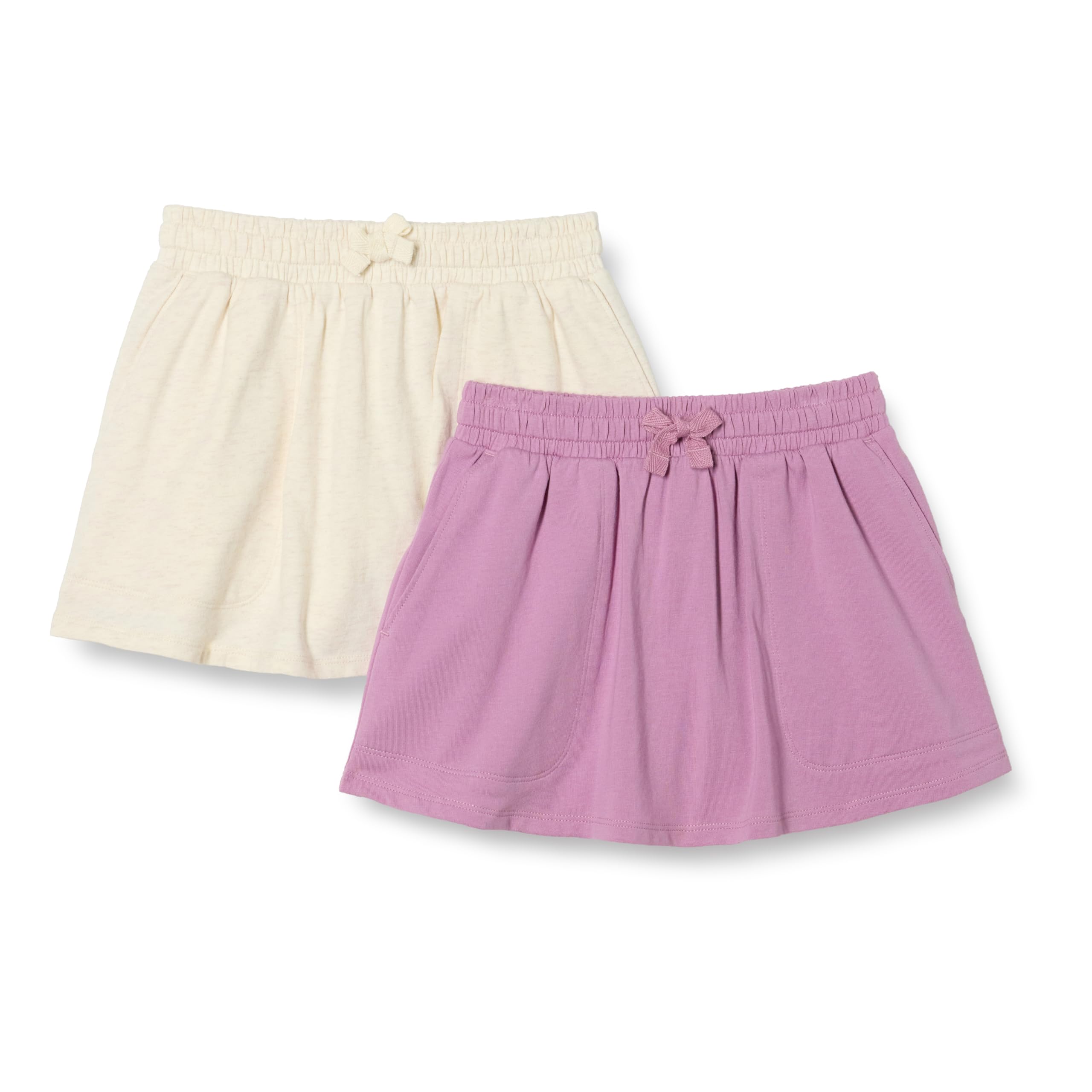 

                                                    Amazon Essentials Girls' Patch Pocket Skort, Pack 