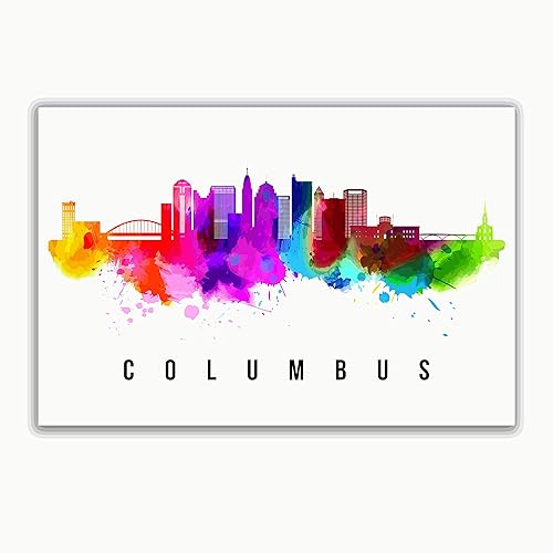 Vista 58 de Póster de Atlantic City Skyline New Jersey, pintura de paisaje urbano de Atlantic City, póster de Atlantic City New Jersey, impresión de paisaje