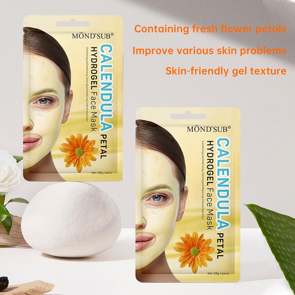 Amazon.com : MOND'SUB Calendula Hydrogel Soothing Facial Mask for