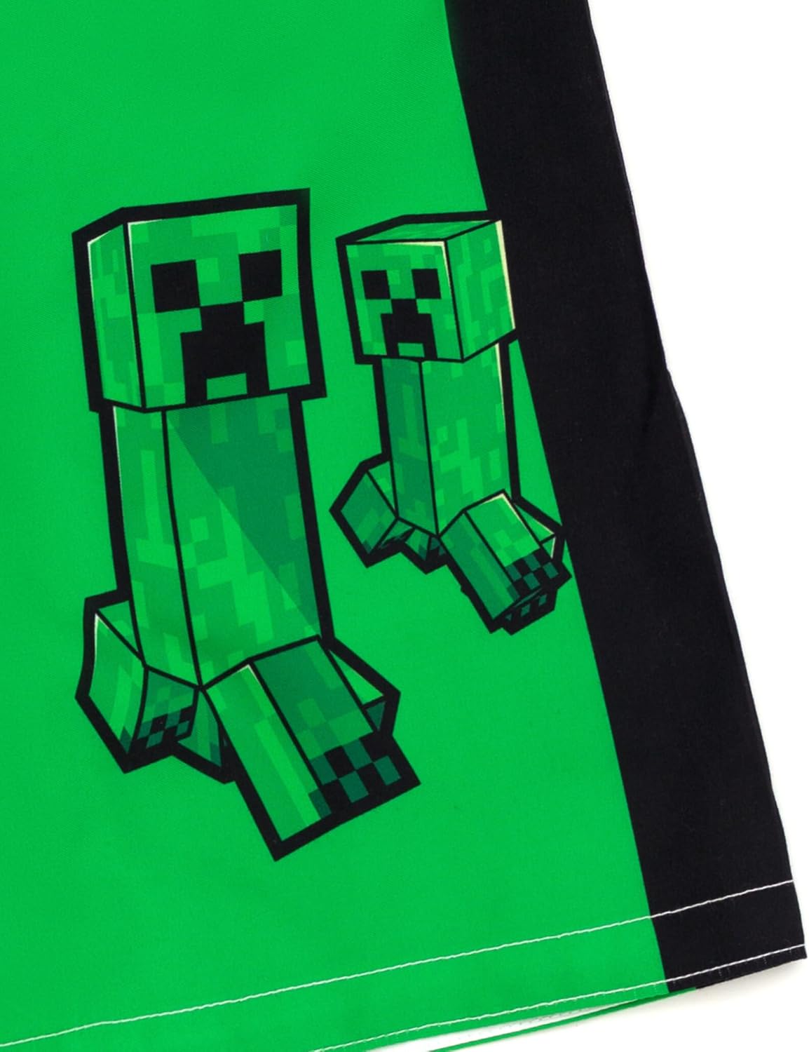 Minecraft Raglan Rash Guard and Swim Trunks UPF 50+ Outfit Set Little Kid to Big Kid Sizes (4-18-20) - Image 6