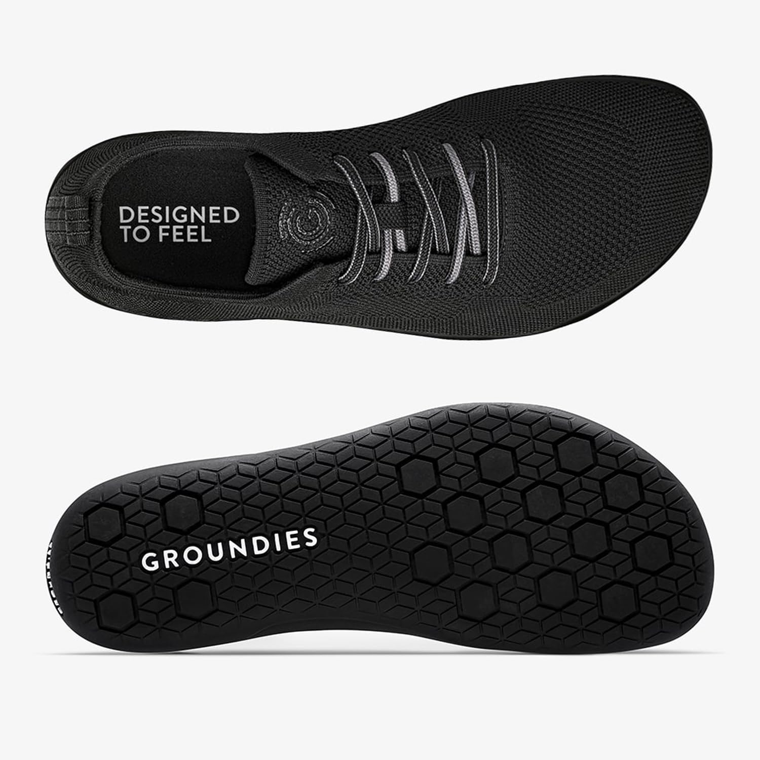 GROUNDIES Active Knit Men - sportlich, Leichter Herren Barfußschuh/Sneaker