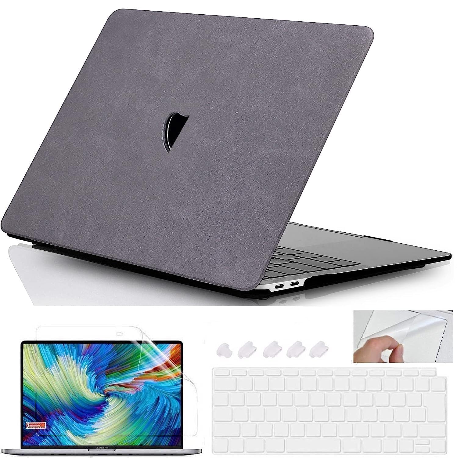 Gioia Bazaar Compatible with MacBook Air 15 inch Case Cover 2023 Release A2941 M2 Chip, Protective Plastic Hard Shell Case Cover (PU Grey) (B0CPBYQS2R) Amazon Price History, Amazon Price Tracker