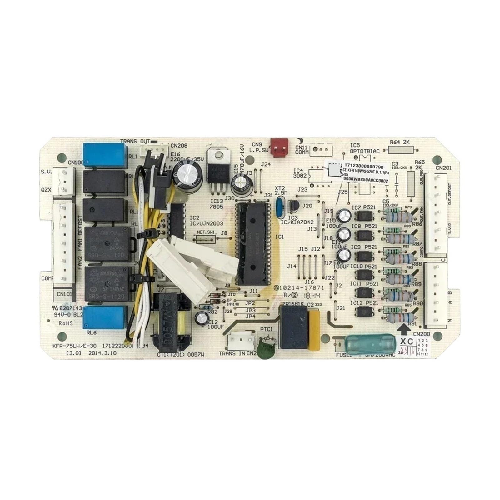 AC Outdoor Unit Control Board，Compatible For Midea