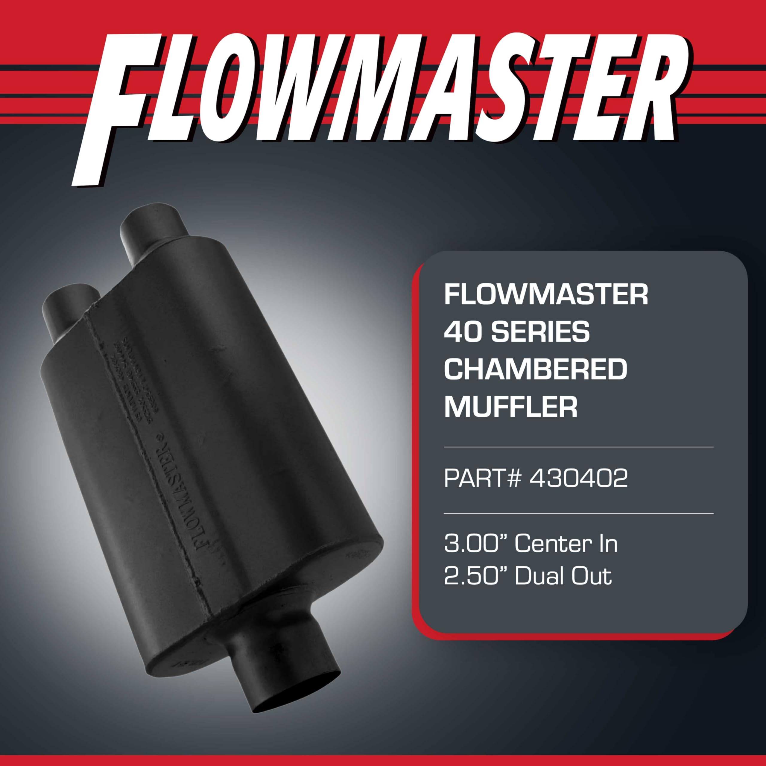Flowmaster 40 2本セット Amazon.com: Flowmaster Original 40 Mandrel-Bent Dual Truck