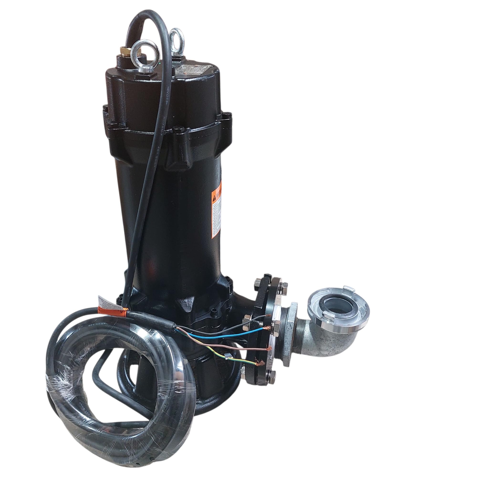 Industrie Fäkalienpumpe Schmutzwasserpumpe mit Cutter 3kW - 400 Volt - 54000L/h - Förderhöhe 26m