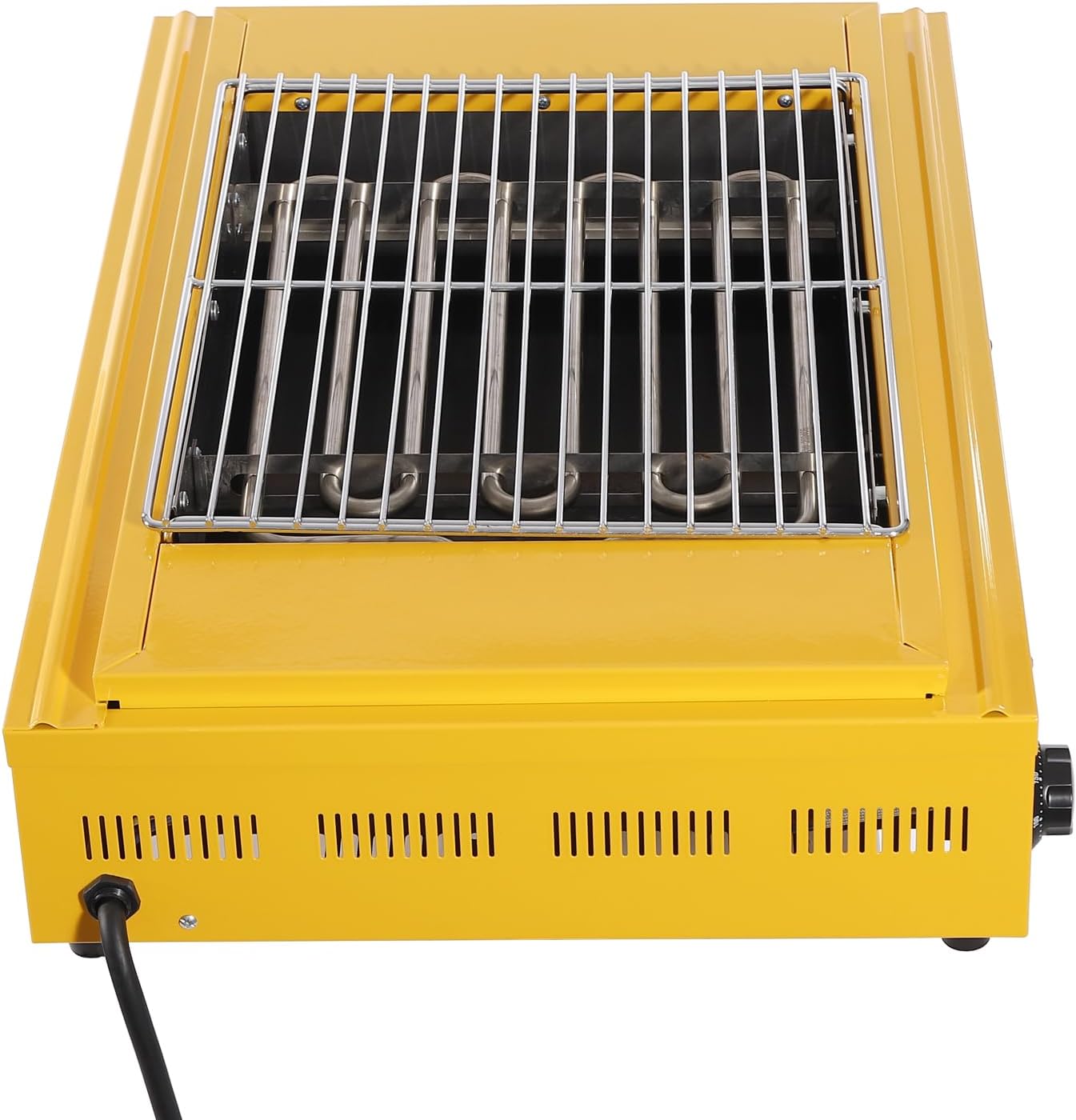1500W Portable Outdoor Barbecue Grill, Electric Grill with 122-572°F Adjustable Temperature, Stainless Steel Barbecue Griddle for Parties, Decks, Patios