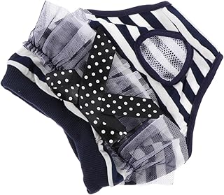 Yardwe Delicate Doggy Diaper Für Weibliche Hunde Wiederverwendbare Bequeme Und Praktische Hygieneunterwäsche Für Hunde Der Hitze Für Zuhause Schützend Und Einfach Anzulegen product image