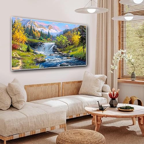 Miniatura 4 de Paquete de 2 Kits de Pintura de Diamantes, Kits Grandes de Pintura de Diamantes 5D DIY Paisaje para Adultos, DIY Arte y Manualidades con Diamantes