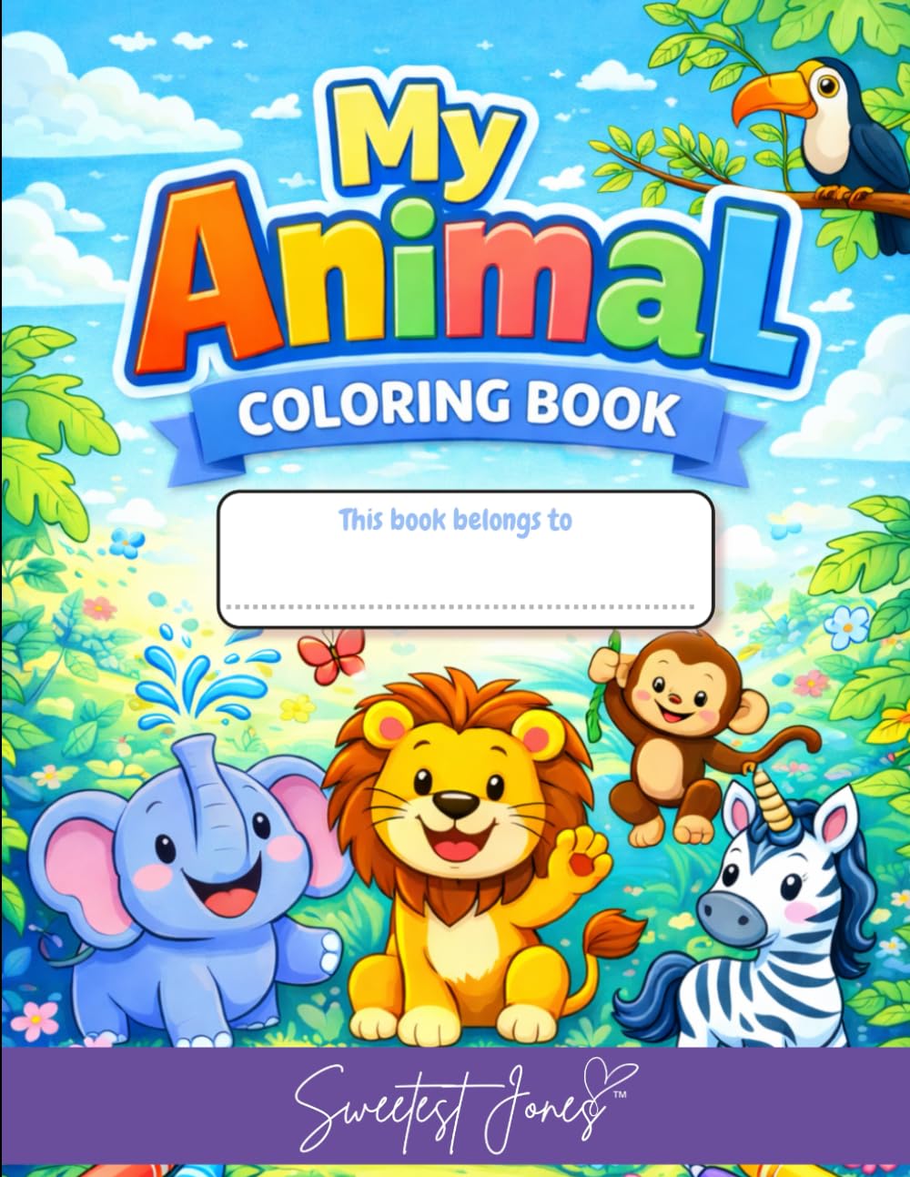 My Animal Coloring Book (My Little Keepsake Coloring Books)