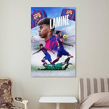 Amazon.co.jp: ラミンヤマルポスタープロサッカー選手 (2) 印刷