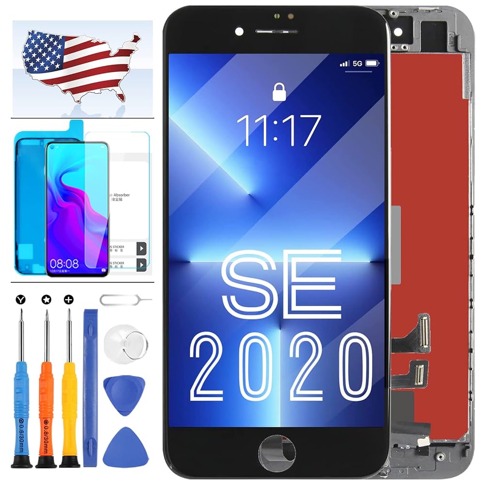 Iphone Se Screen Replacement BeeFix Fit White (4.7 Inch) 3D