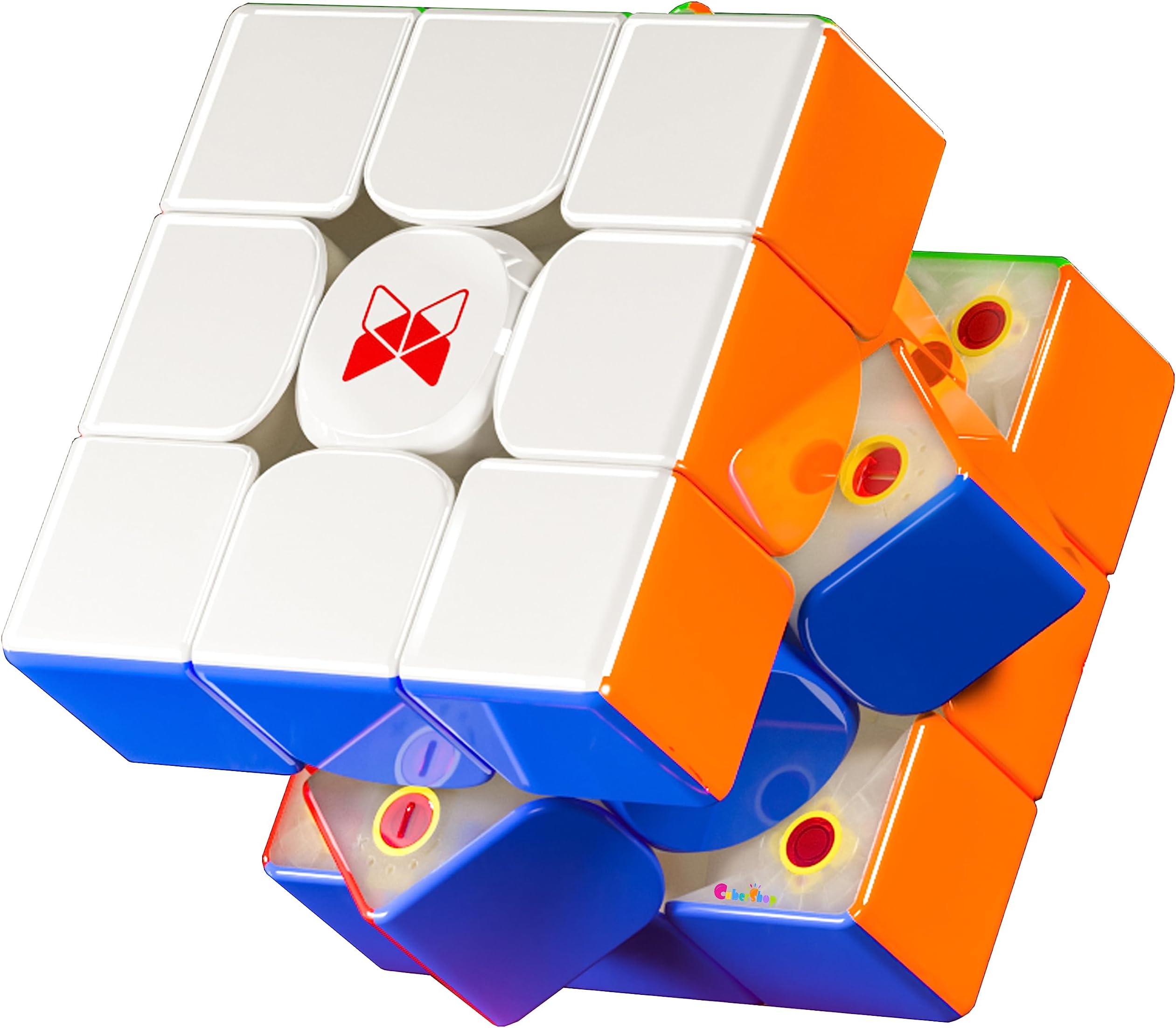 CuberShop QY X Man Tornado V3 M UV Coated (Pionero with MagLev), 2023 New 3x3 Speed Magnetic Cube, QY Tornado V3 Pioneer UV, 3x3x3 Smooth Fast Speed Cube Magic Clothes