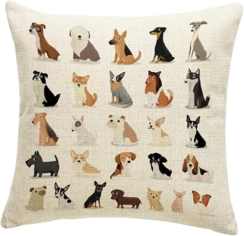 TUNEKNCE - Fundas de almohada para sofá, decoración del hogar, sofá, fiesta, 18 x 18 pulgadas