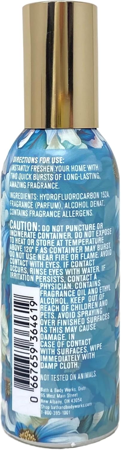 Bath & Body Works Springtime In Paris - 3 Pack Of Concentrated Room Spray with a Marbela Natural Oats Sample Soap.