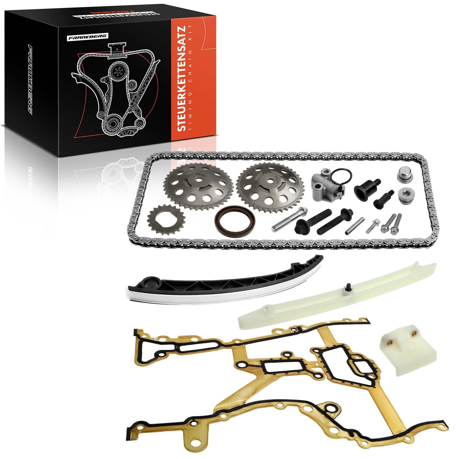 Frankberg 22x Catene di distribuzione Benzina Compatibile con Corsa D S07 1.2L Corsa C X01 1.2L Corsa C X01 1.0L Corsa D S07 1.0L Corsa D S07 1.4L Replace# 55355345