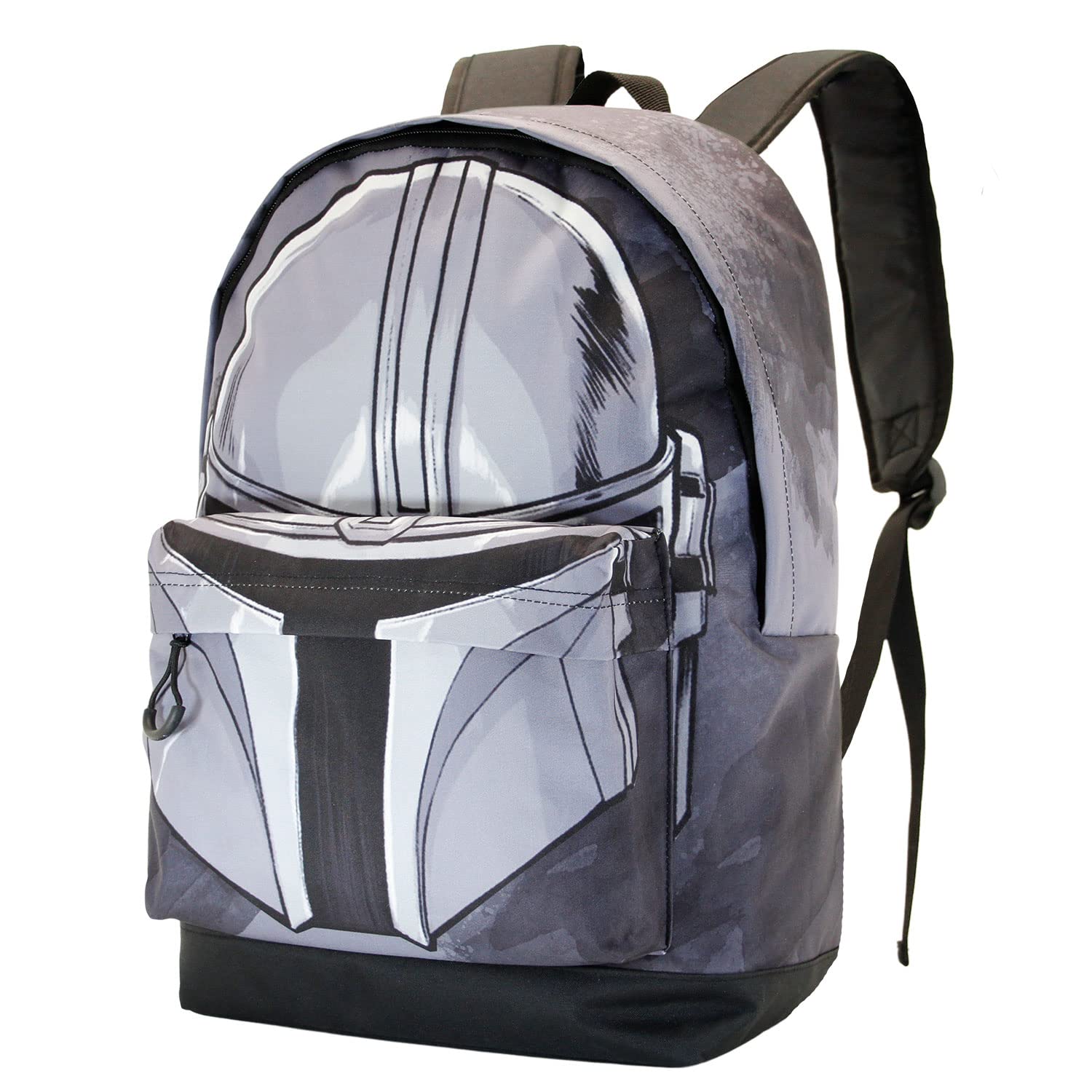 Star Wars The Mandalorian Helmet-FAN HS Backpack, Grey