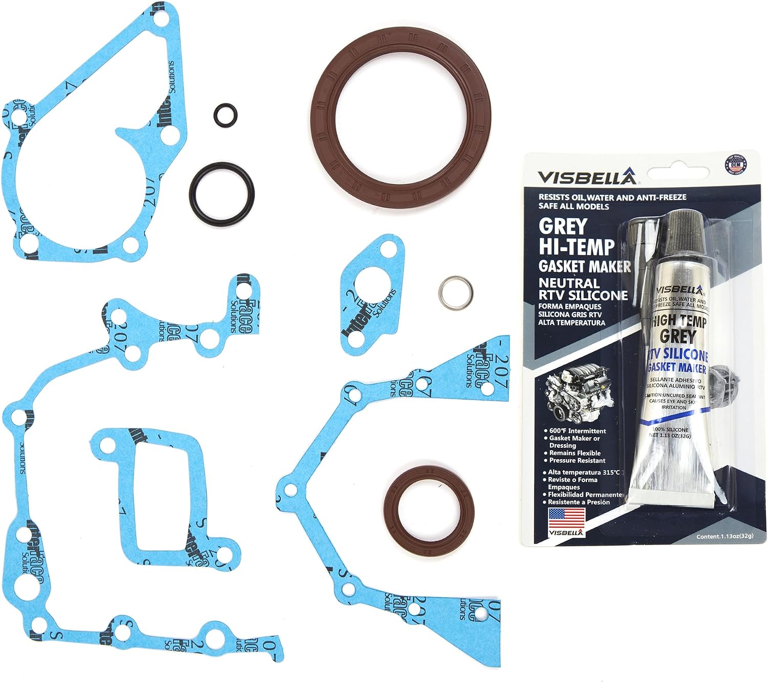 DG-8614962086 Lower Conversion Gasket Set Compatible With/Replacement For Hyundai Accent 1.5 1.6 DOHC G4FK G4EC