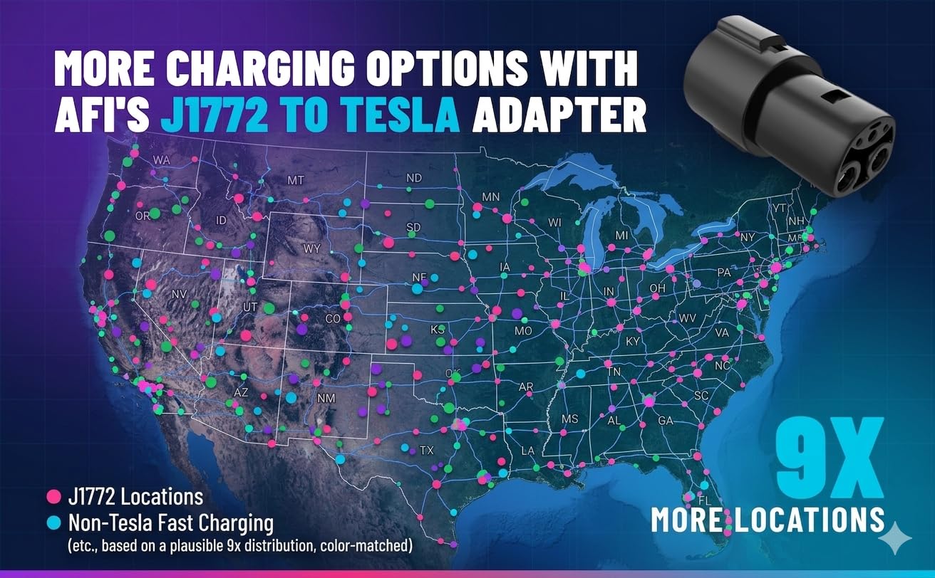 View 1 of [SOLD FOR PARTS] AFI J1772 to Tesla Charging Adapter