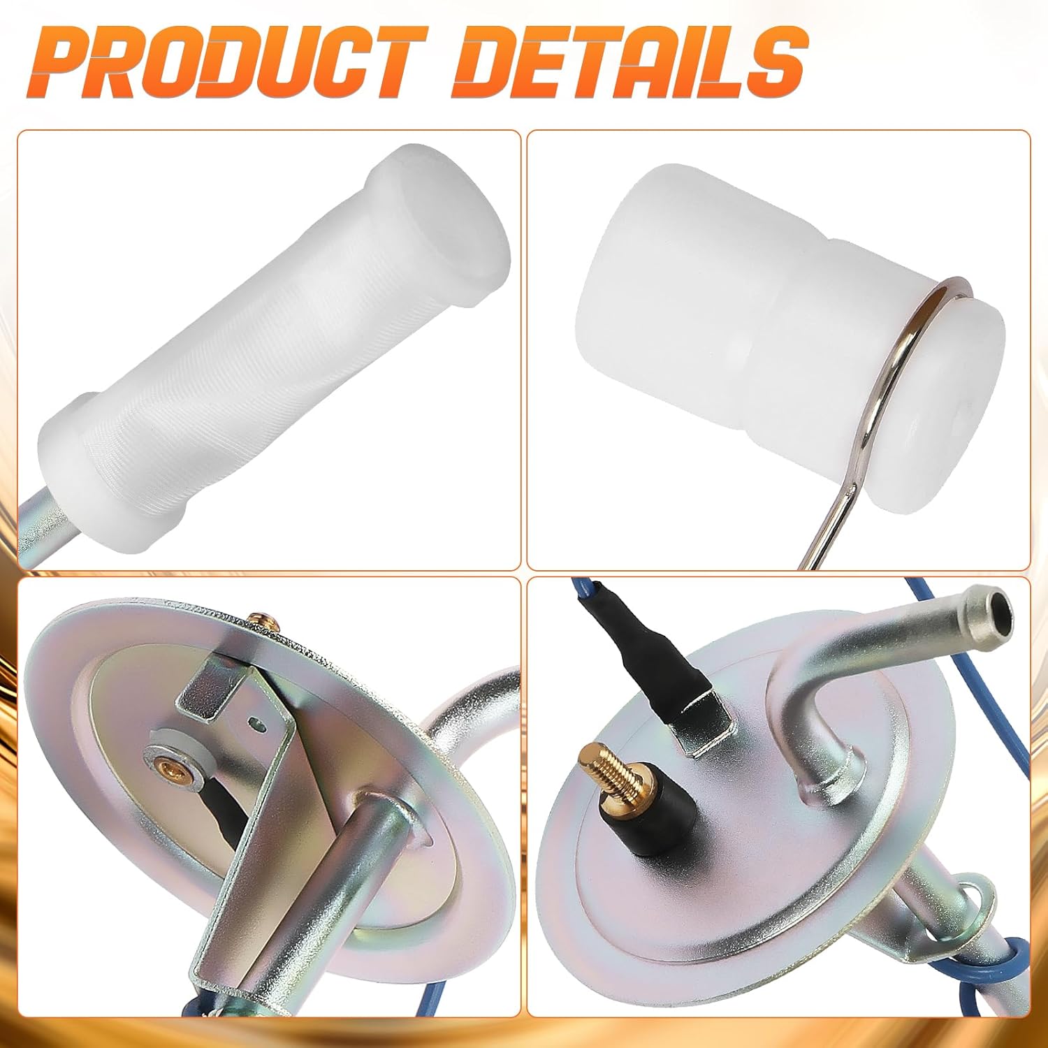 Fuel Tank Sending Unit Module Assembly Compatible with International Harvester Scout II 1971-1980, 3.2L 3.8L 4.2L 5.0L 5.6L 5.7L 6.4L, Replace# SCSU-2, 402522C2