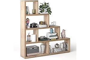 Tangkula 6-Cube Room Divider Shelf