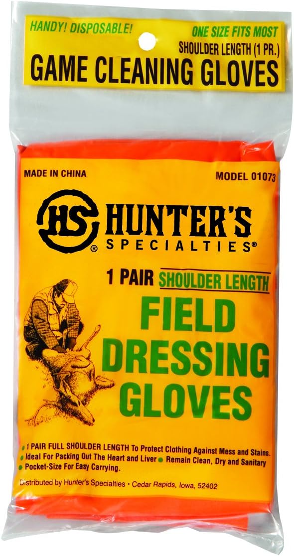 Hunters Specialties Shoulder Length Field Dressing Gloves : Hunting Camouflage Accessories : Sports & Outdoors