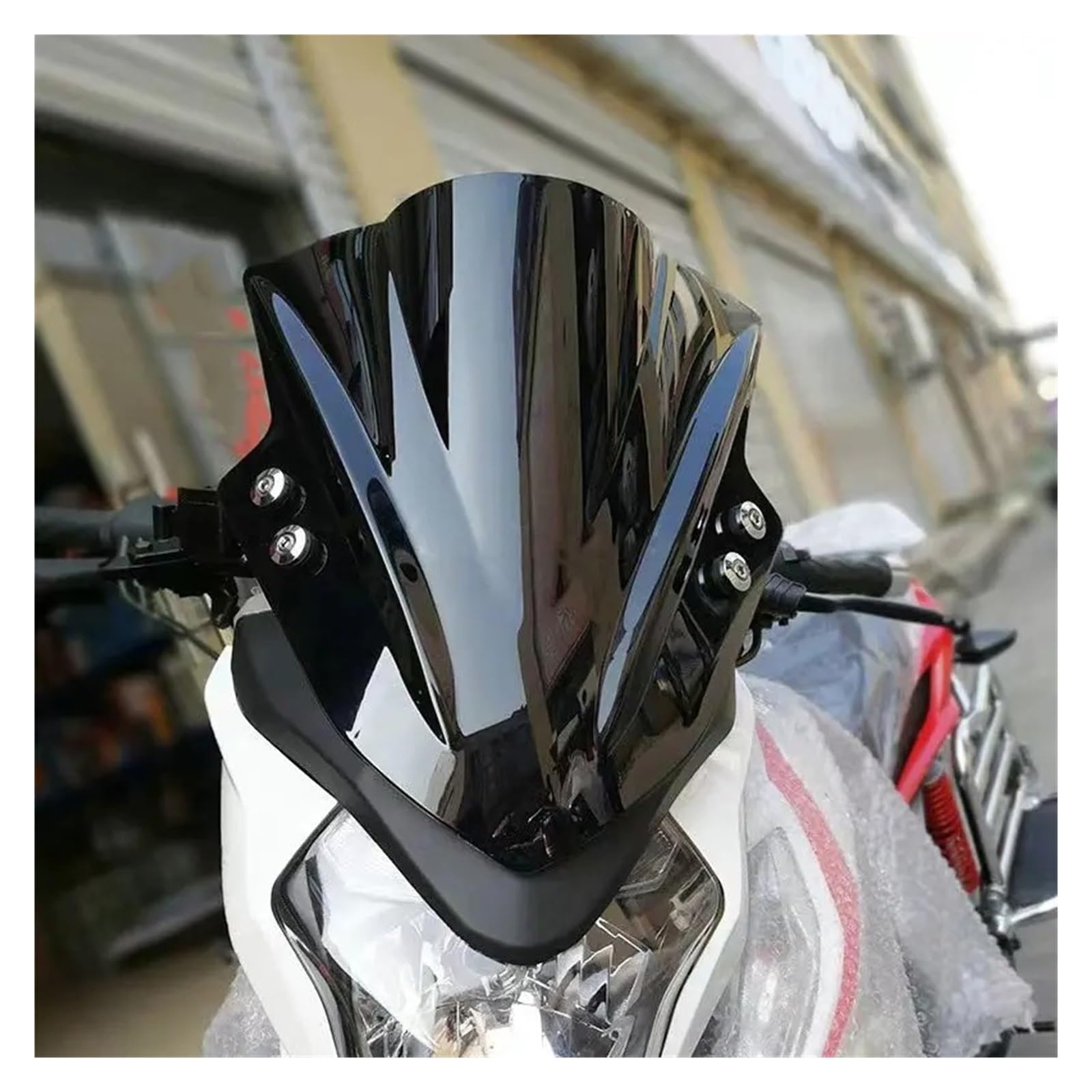 Cupolino Moto Per CFMOTO CF Moto 300NK 300 NK NK300 Staffa Regolabile 7/8 "22mm Manubrio Parabrezza Deflettori Parabrezza(Type A Iruidium 2)