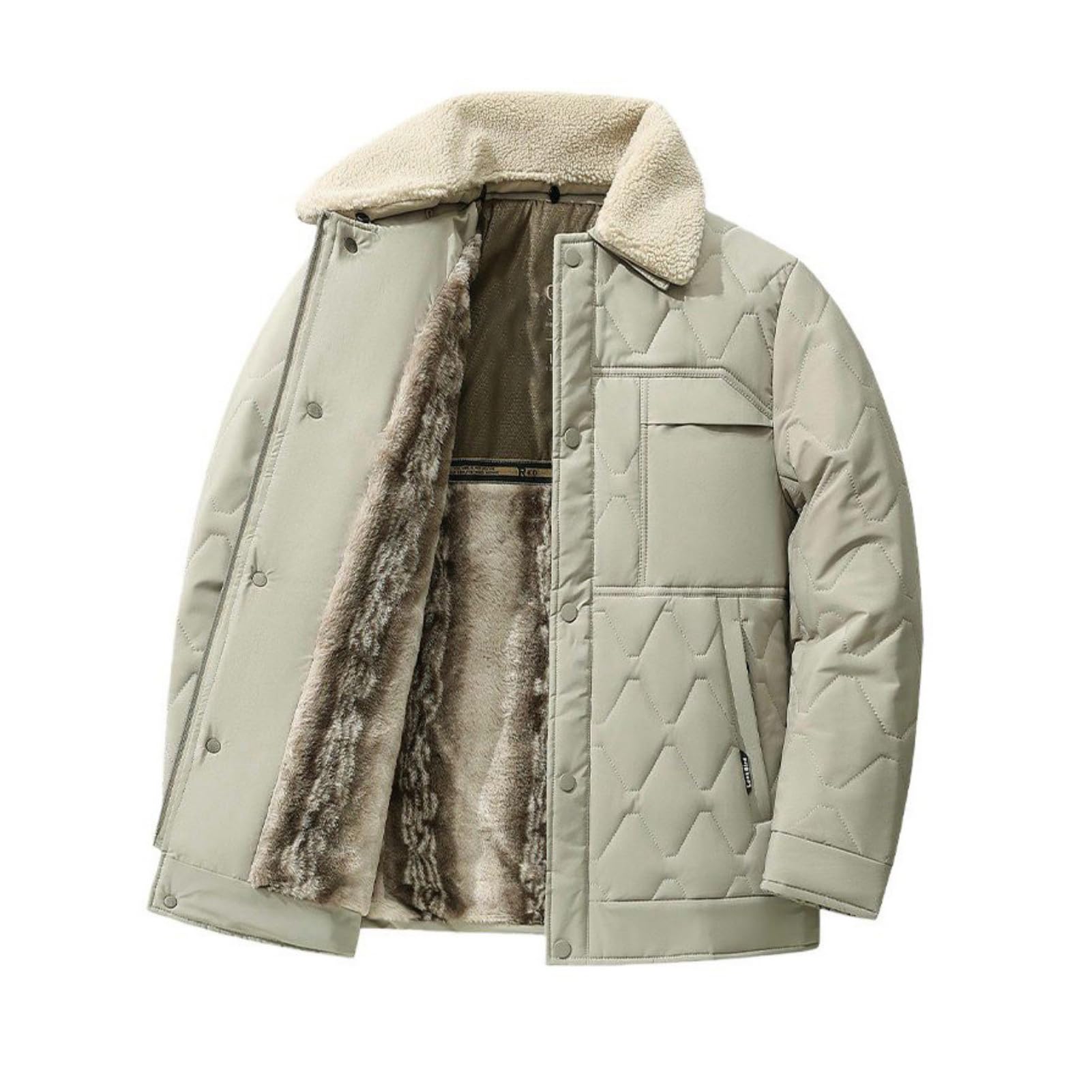 Veste matelassée d'hiver homme l'authenticité d'une coupe médiévale - 2