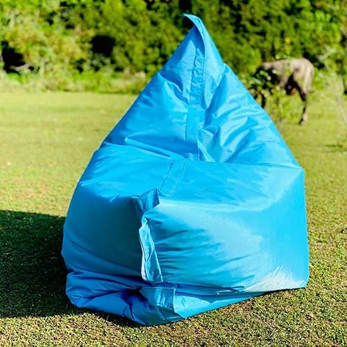 Miniatura 5 de SXBCyan Funda de puf flotante para piscina, sin relleno, impermeable, para playa, sofá, cama, tumbona (color azul zafiro, tamaño 55.1 x 70.9