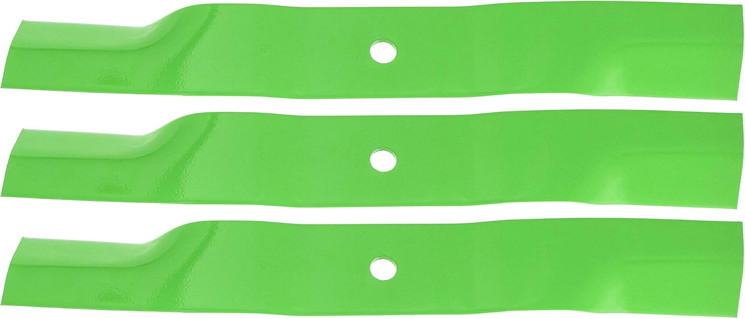 8TEN LawnRAZOR Mower Blade Set for Ariens Gravely ZTXL 2554 Zoom 54 inch Decks 02961700 70763400 (High Lift)