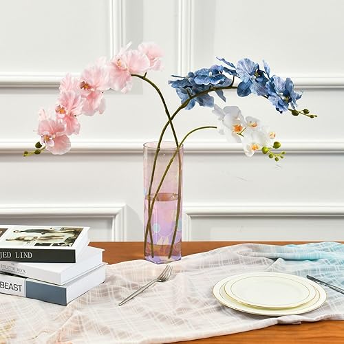 Miniatura 3 de Cute Cartoon Pink Fish Plastic Vase 11.8 x 3.9 Inch decorative Home Decor Vases Clear Home Kitchen Table Centerpieces jarron para centro de mesa