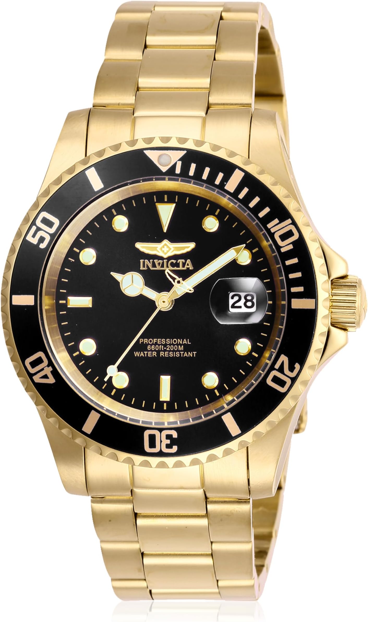 Invicta Men's Pro Diver Quartz Watch with Stainless Steel Strap